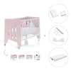 Cuna colecho 60x120 cm (5en1) rosa · Omni Due Flamingo C181D-M7742