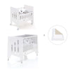 Minicuna 60x80 cm y cuna 60x120 cm (7en1) blanca · Omni Tre White C181T-M7700
