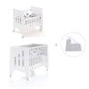 Minicuna 60x80 cm y cuna 60x120 cm (7en1) blanca · Omni Tre White C181T-M7700