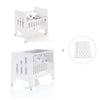 Minicuna 60x80 cm y cuna 60x120 cm (7en1) blanca · Omni Tre White C181T-M7700