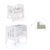 Minicuna 60x80 cm y cuna 60x120 cm (7en1) blanca · Omni Tre White C181T-M7700