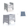 Minicuna 60x80 cm y cuna 60x120 cm (7en1) antracita · Omni Tre Antracita C181T-M7758