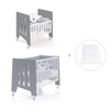 Minicuna 60x80 cm y cuna 60x120 cm (7en1) antracita · Omni Tre Antracita C181T-M7758