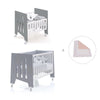 Minicuna 60x80 cm y cuna 60x120 cm (7en1) antracita · Omni Tre Antracita C181T-M7758