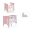 Minicuna 60x80 cm y cuna 60x120 cm (7en1) rosa · Omni Tre Quarzo C181T-M7759