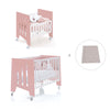 Minicuna 60x80 cm y cuna 60x120 cm (7en1) rosa · Omni Tre Quarzo C181T-M7759