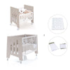 Minicuna 60x80 cm y cuna 60x120 cm (7en1) beige · Omni Tre Arena C181T-M7753