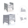 Minicuna 60x80 cm y cuna 60x120 cm (7en1) antracita · Omni Tre Antracita C181T-M7758