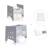 Minicuna 60x80 cm y cuna 60x120 cm (7en1) antracita · Omni Tre Antracita C181T-M7758