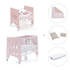 Minicuna 60x80 cm y cuna 60x120 cm (7en1) rosa claro · Omni Tre Flamingo C181T-M7742