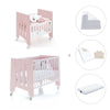 Minicuna 60x80 cm y cuna 60x120 cm (7en1) rosa claro · Omni Tre Flamingo C181T-M7742
