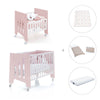 Minicuna 60x80 cm y cuna 60x120 cm (7en1) rosa claro · Omni Tre Flamingo C181T-M7742