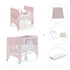 Minicuna 60x80 cm y cuna 60x120 cm (7en1) rosa claro · Omni Tre Flamingo C181T-M7742