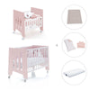 Minicuna 60x80 cm y cuna 60x120 cm (7en1) rosa claro · Omni Tre Flamingo C181T-M7742