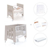 Minicuna 60x80 cm y cuna 60x120 cm (7en1) beige · Omni Tre Arena C181T-M7753