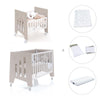 Minicuna 60x80 cm y cuna 60x120 cm (7en1) beige · Omni Tre Arena C181T-M7753