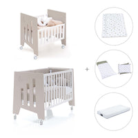Minicuna 60x80 cm y cuna 60x120 cm (7en1) beige · Omni Tre Arena C181T-M7753