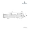 Cama baja Montessori 90x200 cm blanca · Ilmoon