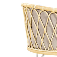 detalle para mini cuna de ratán