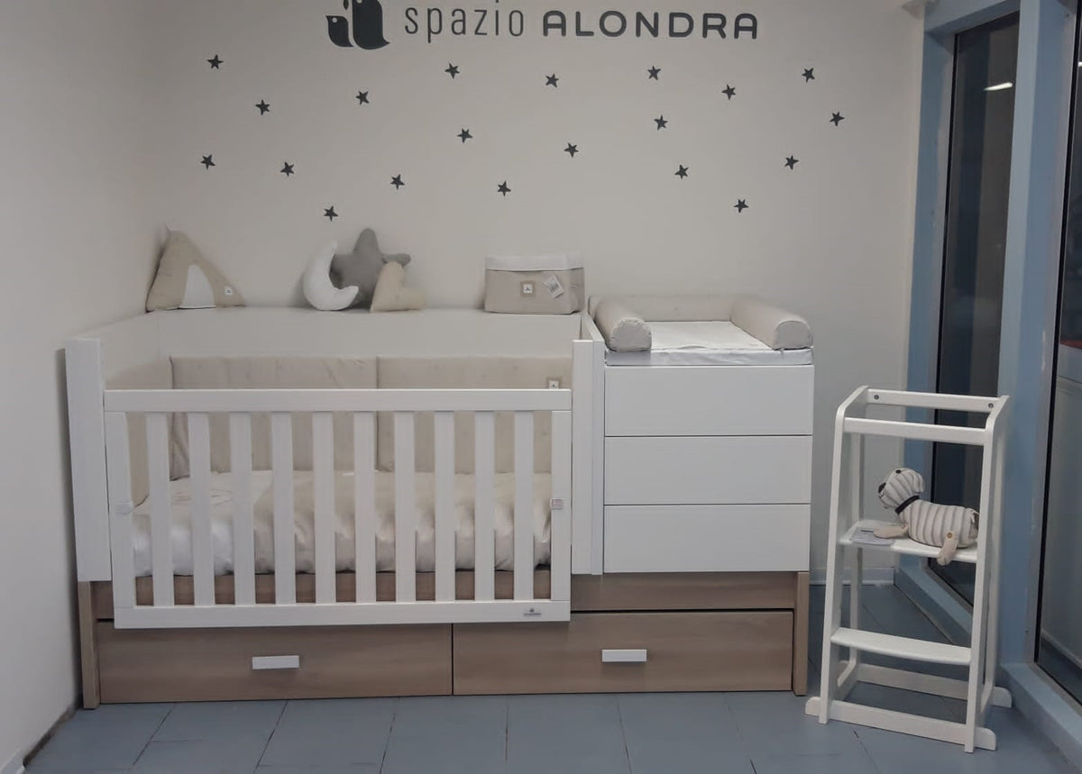 Cuna Convertible Espacios Alondra en Sogno del Bambino