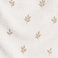 Nórdico minicuna 55x70 cm/60x80 cm (reversible) hojas beige · Nandina 1304A-116