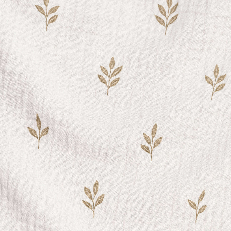 Nórdico minicuna 55x70 cm/60x80 cm (reversible) hojas beige · Nandina 1304A-116