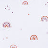 Nórdico minicuna 55x70 cm/60x80 cm arcoíris terracotta · Ariake 1304-123