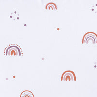 Nórdico minicuna 55x70 cm/60x80 cm arcoíris terracotta · Ariake 1304-123