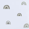 Nórdico minicuna 55x70 cm/60x80 cm arcoíris verde-oliva · Espuma do mar 1304-127
