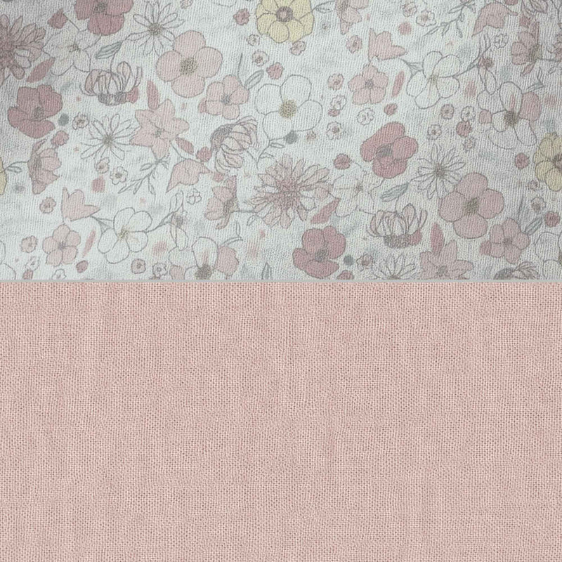 Cesta almacenaje infantil redonda flores rosa · Liberty 614-132