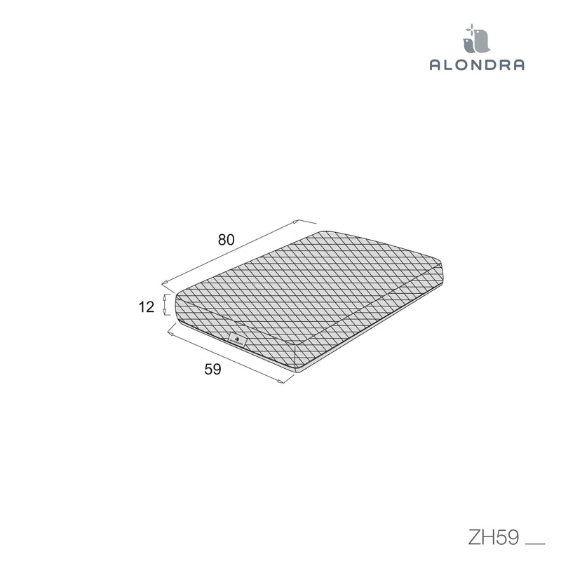Colchón antiahogo para minicuna 60x80 cm · Gravity+ ZH59-80
