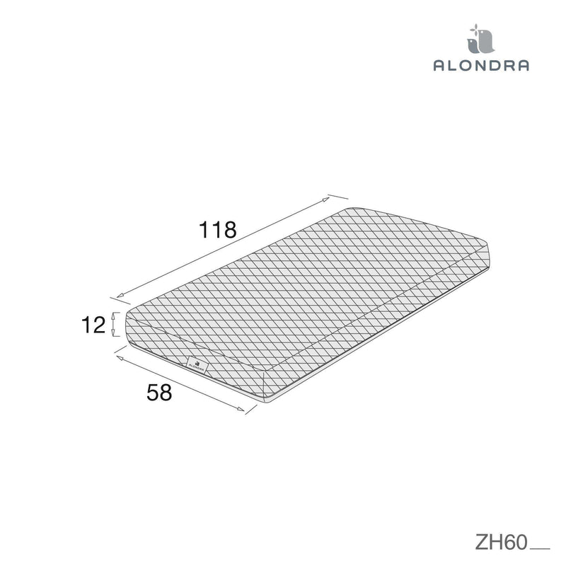 Colchón antiahogo para cuna bebé 60x120 cm · Gravity+ ZH60-120