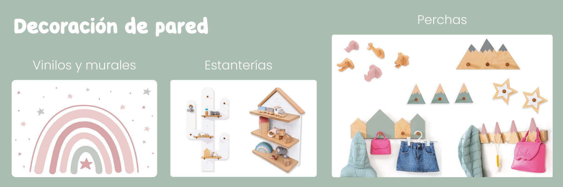 Decoración de pared para habitaciones infantiles y de bebé