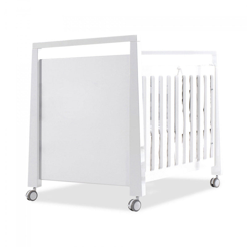 REACONDICIONADO - Cuna de bebé 60x120 cm en blanco brillo · C138-2300E