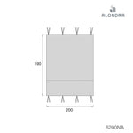Medidas estructura de cama cabaña Montessori Homy XL de 90x200 cm Alondra