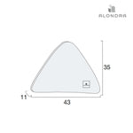 Cojín infantil liso - Triángulo - 140 Arrow