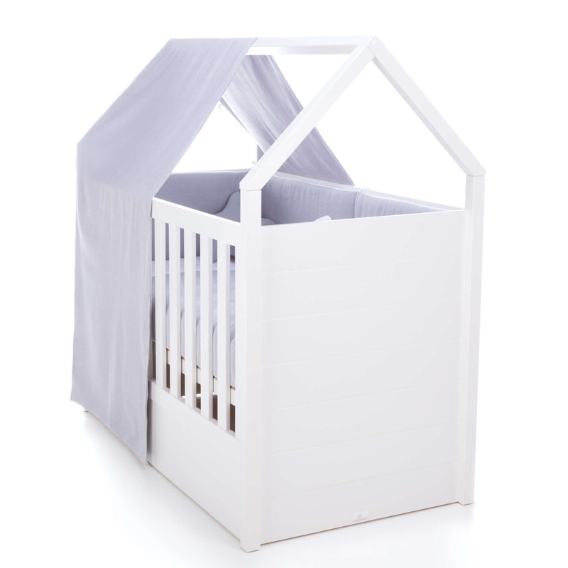 Cuna Montessori casita de bebé (5en1) de 70x140 cm · AUNA Carezza