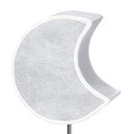 Pantalla de lámpara de sobremesa con forma de luna