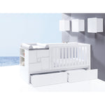 Cuna convertible 70x140 cm Neo Clip White · K506 BLANCO