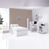 Cuna transformable en cama nido color beige