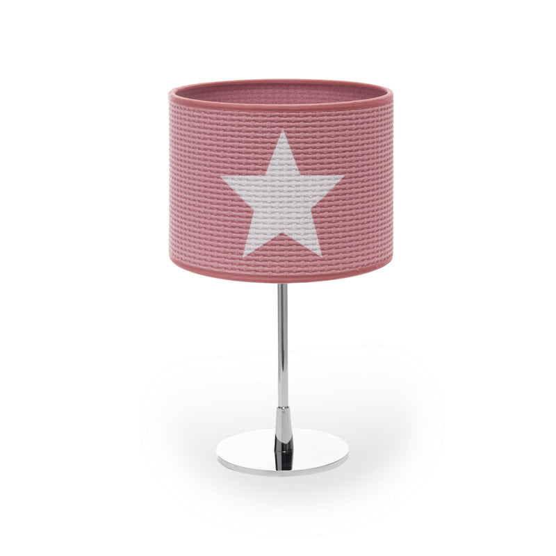 Lámpara infantil de sobremesa stella color rosado