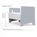 Cuna de colecho y Montessori (6en1) OMNI-XL Blanca 70x140 cm · C191-M7700
