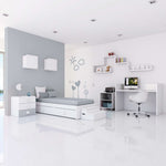Cuna convertible 70x140 cm Sero Maths Gris · K550