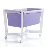 Minicuna escritorio para bebé con vestidura lila · Y680-W85